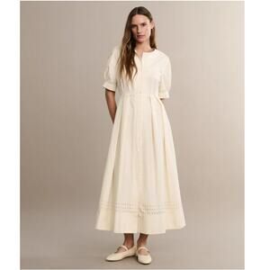 Jenni Kayne Women's Warm Ivory Harper Dress Size XL